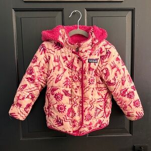Patagonia Pink Patterned Kids Jacket